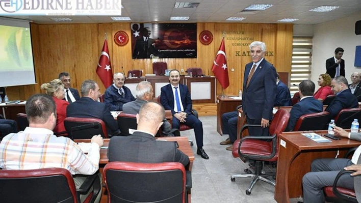 Vali Canalp'ten İl Genel Meclisine ziyaret