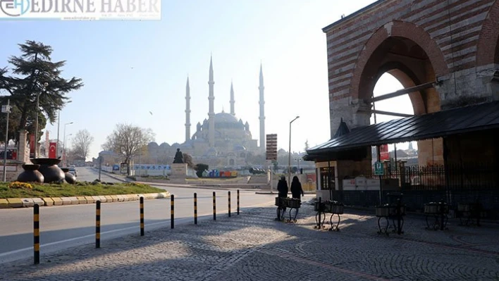 Kovid-19 vakalarının arttığı Trakya'da sokağa çıkma kısıtlamasına uyulduğu gözlendi