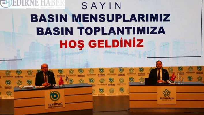 Belediye başkanları basın mensuplarıyla bir araya geldi