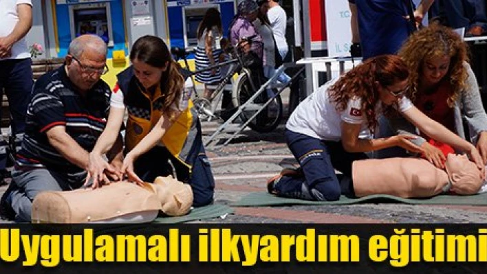 İlk yardım eğitimi verdiler