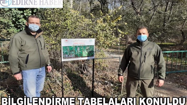  Edirne sümbülünün yetiştiği alanlara bilgilendirme tabelaları konuldu