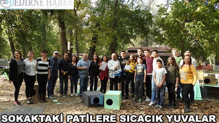 Sokaktaki patilere sıcacık yuvalar