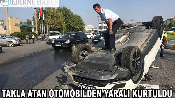 Trafik kazası, 1 yaralı