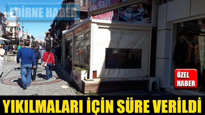 Eklemeler yıkılacak