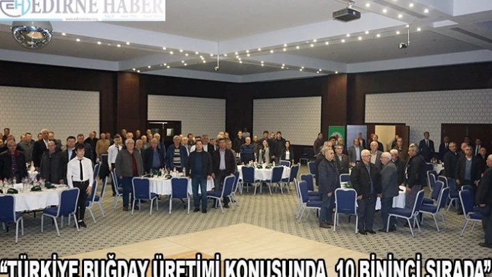 'Türkiye buğday üretimi konusunda 10 bininci sırada'