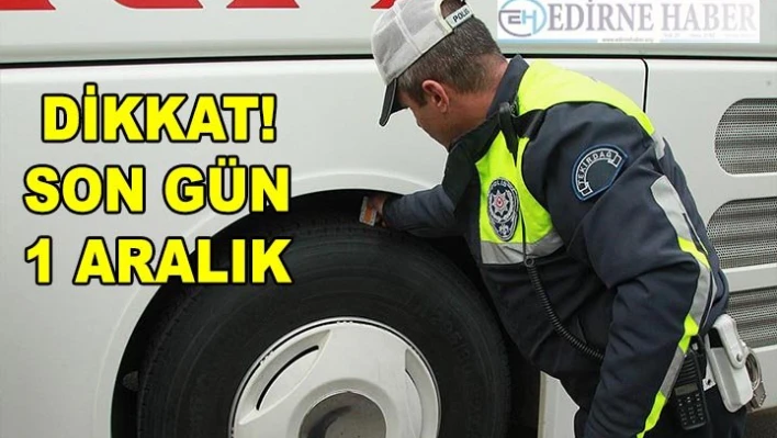 Zorunlu kış lastiği uygulaması başlıyor