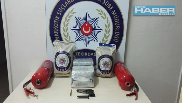 19 kilogram uyuşturucu ele geçirildi
