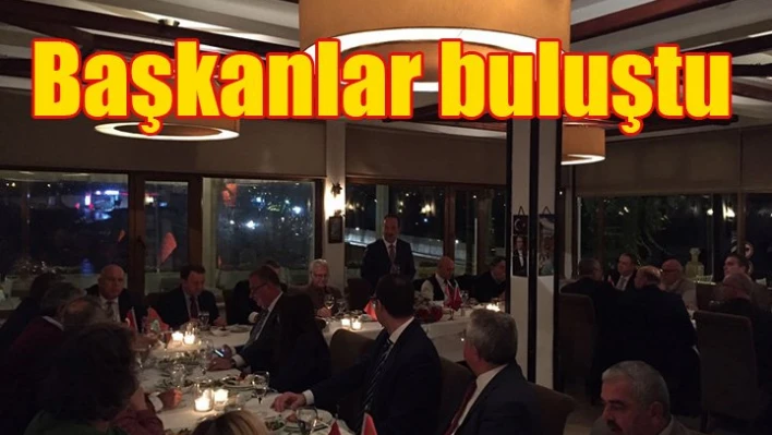 Belediye başkanları buluştu