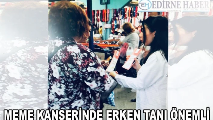 'Meme kanserinde erken tanı önemli'