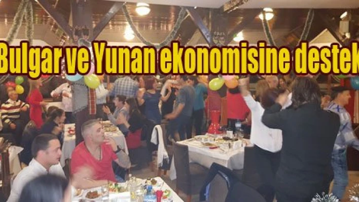 Bulgaristan ve Yunanistan'a aktılar