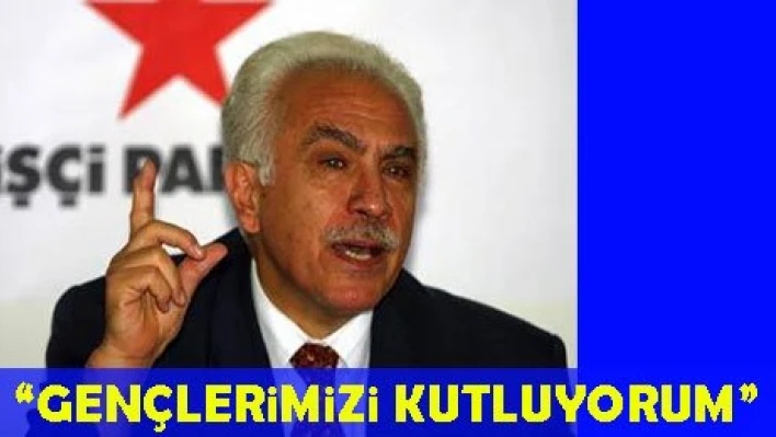 'Gençlerimizi kutluyorum'