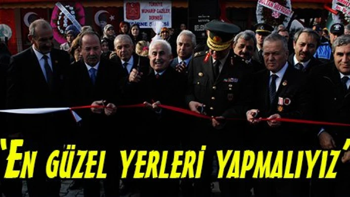 'En güzel yerleri yapmalıyız'