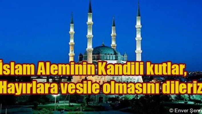 Kandiliniz mübarek olsun