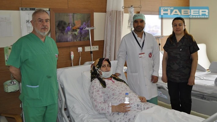 Yaşama tutunmayı başardı