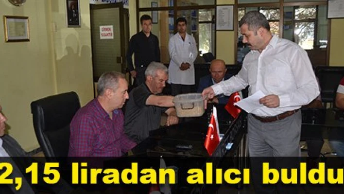 İlk hasat satıldı