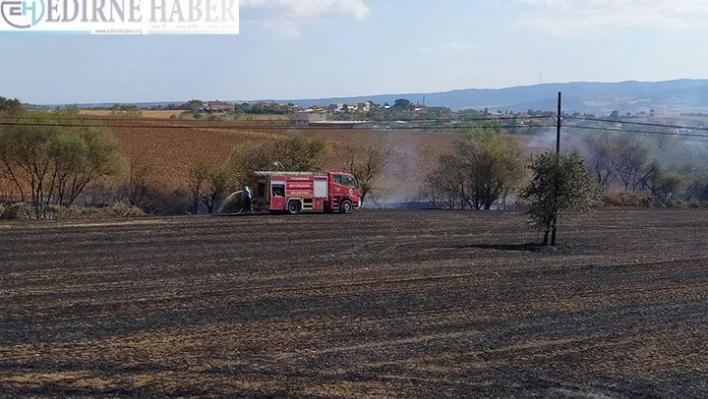  Ormanlık alanda çıkan yangın söndürüldü