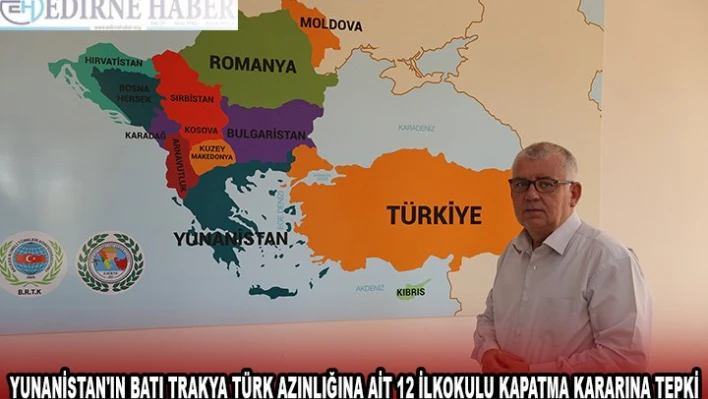 Yunanistan'ın Batı Trakya Türk Azınlığına ait 12 ilkokulu kapatma kararına tepki