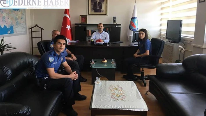 İlçe Emniyet Amirliğinden Ziyaret