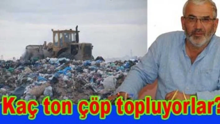 220 ton çöp üretiyoruz
