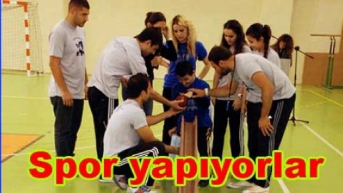 “Onlar şimdi” spor yapıyor