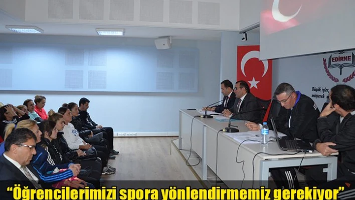 'Sportif alanda da başarı gerekli'