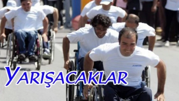  'Bedensel Engelli Tekerlekli Sandalye Yarışı'