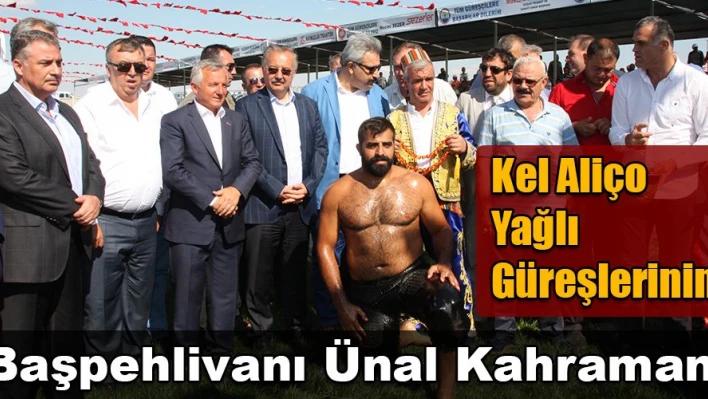 İpsala'da Başpehlivan Ünal Kahraman oldu