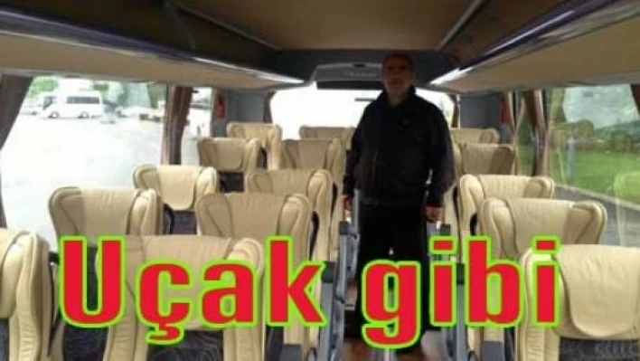 Uçak konforunda yolculuk