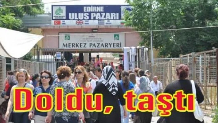 Sıcağa rağmen doldu taştı