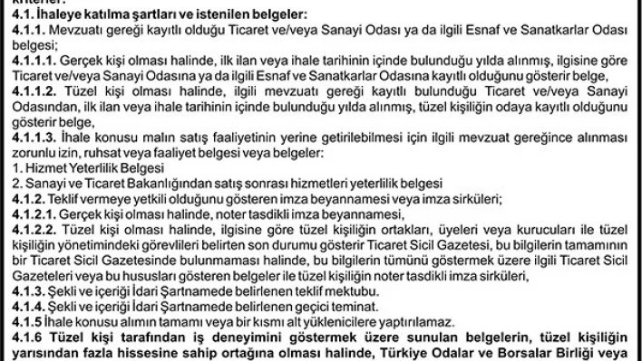 ELEKTRONİK GÜVENLİK SİSTEMLERİ BAKIM VE ONARIM İŞİ HİZMET ALIMI