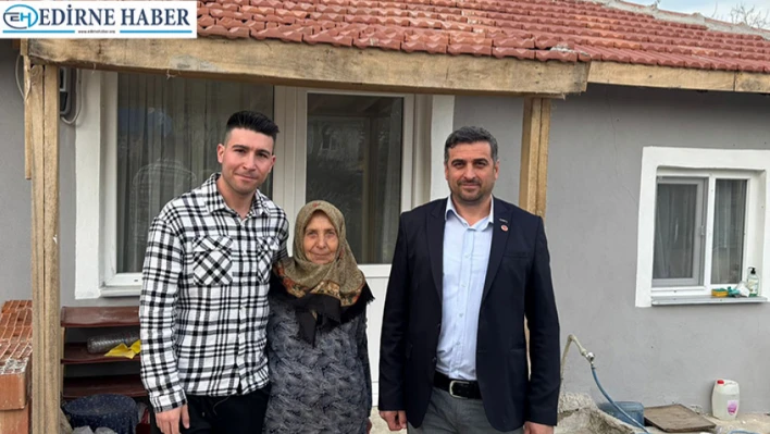 72 yaşındaki yaşlı kadına hayırseverlerin desteğiyle ev yaptırıldı
