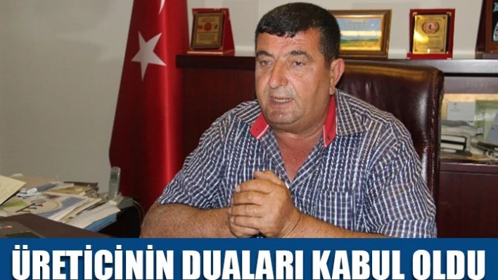 Yağmur bereket getirdi
