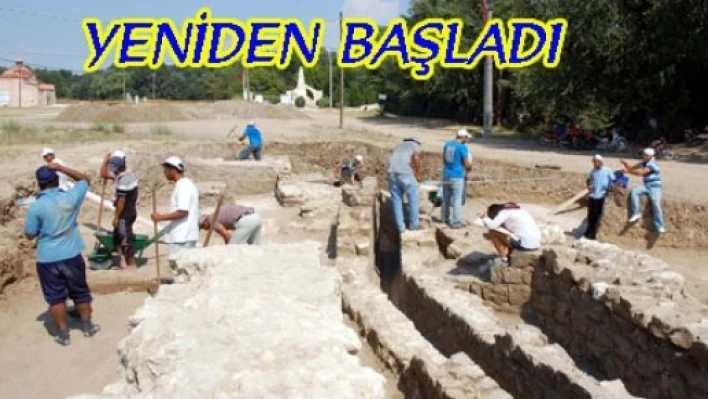  Edirne Saray Kazısı yeniden başladı