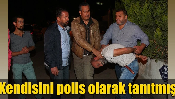 Sahte polis yakalandı