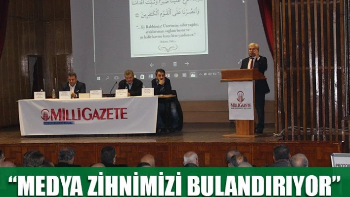 'Medya algı oluşturuyor'