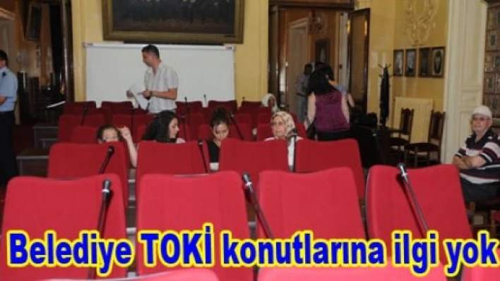 Belediye TOKİ konutlarına ilgi yok