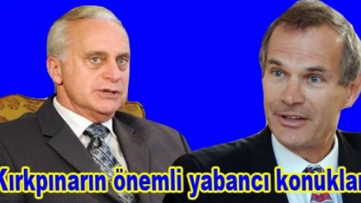 Kırkpınar'ın önemli yabancı konukları