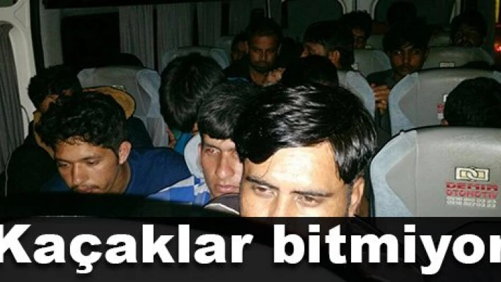 170 kaçak ve sığınmacı yakalandı