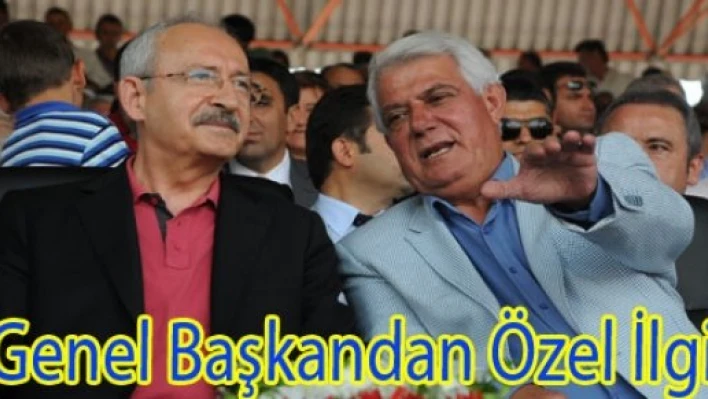 Genel Başkandan özel ilgi