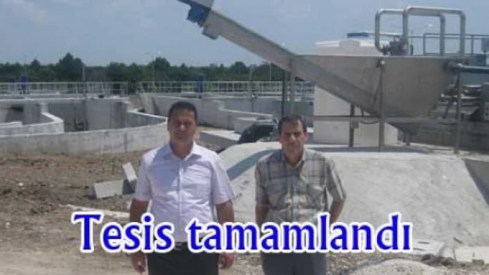  Enez Atık Su Arıtma Tesisi tamamlandı.