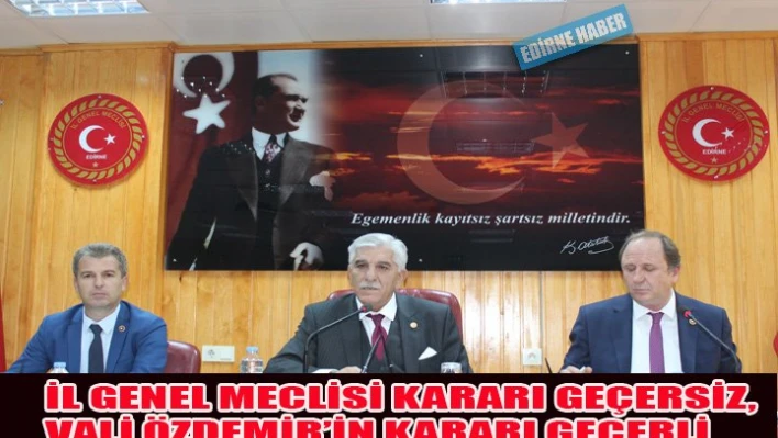 Yetki Vali Özdemir'de