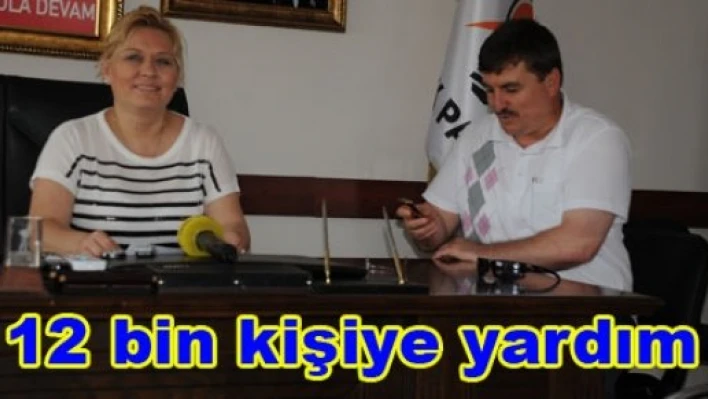  AK Parti'den 12 bin kişiye gıda yardımı