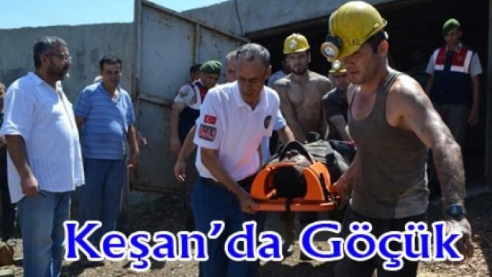 Göçük'te 1 ölü