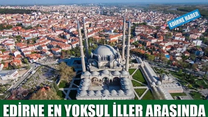 En yoksul iller arasına girdik