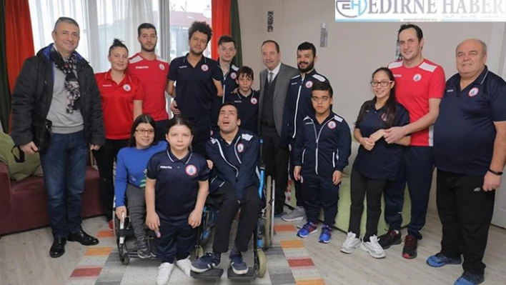 Gürkan, engelleri kaldıran sporculara başarılar diledi