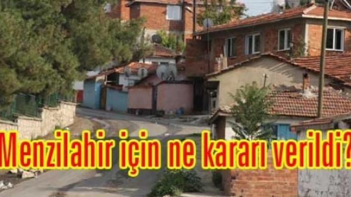 Menzilahir kentsel dönüşüme hazır