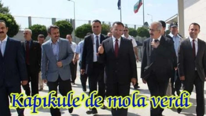  Gurbetçilerle bayramlaştı
