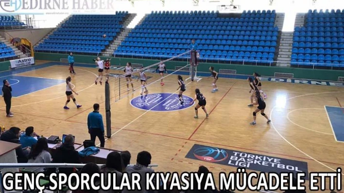 GENÇ SPORCULAR KIYASIYA MÜCADELE ETTİ