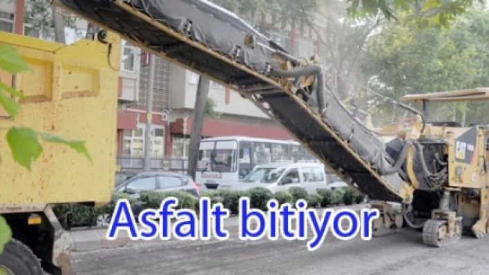  Asfalt çalışmasında sona doğru
