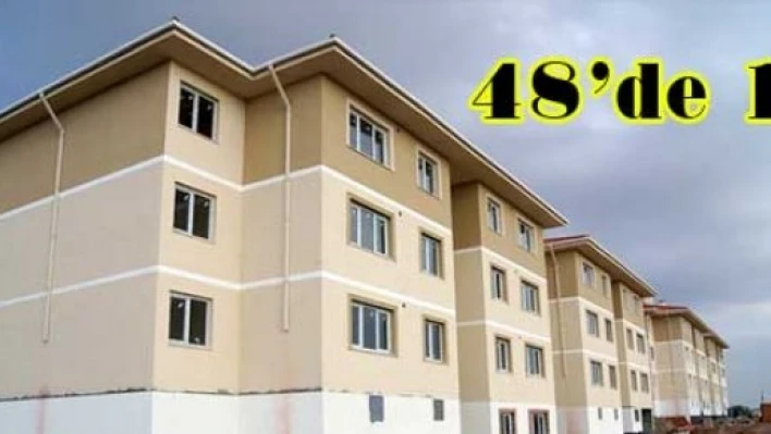  Satışa çıkan 48 konuttan biri alıcı buldu